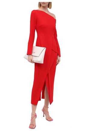 Женское шерстяное платье ROLAND MOURET красного цвета по цене 167000 руб., арт. PW20/S0919/F4044 | Фото 2 Женское шерстяное платье ROLAND MOURET красного цвета, арт. PW20/S0919/F4044 | Фото 2