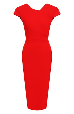 Женское шерстяное платье ROLAND MOURET красного цвета по цене 138000 руб., арт. PW20/S0925/F4044 | Фото 1 Женское шерстяное платье ROLAND MOURET красного цвета, арт. PW20/S0925/F4044 | Фото 1