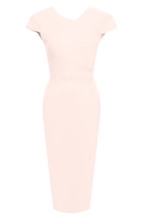 Женское шерстяное платье ROLAND MOURET светло-розового цвета по цене 138000 руб., арт. PW20/S0925/F4044 | Фото 1 Женское шерстяное платье ROLAND MOURET светло-розового цвета, арт. PW20/S0925/F4044 | Фото 1