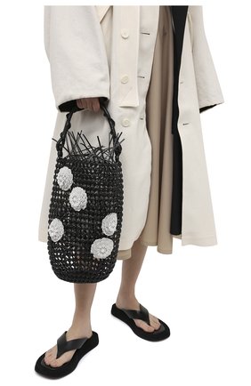 Женская сумка bucket LOEWE черного цвета по цене 184000 руб., арт. A546W52X01 | Фото 2 Женская сумка bucket LOEWE черного цвета, арт. A546W52X01 | Фото 2