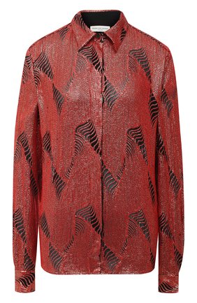 Женская блузка из вискозы DRIES VAN NOTEN красного цвета по цене 85800 руб., арт. 202-10766-1422 | Фото 1 Женская блузка из вискозы DRIES VAN NOTEN красного цвета, арт. 202-10766-1422 | Фото 1