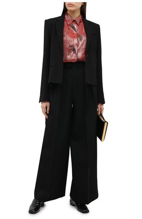 Женская блузка из вискозы DRIES VAN NOTEN красного цвета по цене 85800 руб., арт. 202-10766-1422 | Фото 2 Женская блузка из вискозы DRIES VAN NOTEN красного цвета, арт. 202-10766-1422 | Фото 2