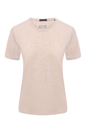 Женская футболка ATM ANTHONY THOMAS MELILLO бежевого цвета по цене 15200 руб., арт. AW1145-EAL | Фото 1 Женская футболка ATM ANTHONY THOMAS MELILLO бежевого цвета, арт. AW1145-EAL | Фото 1