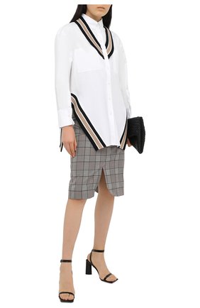 Женская шерстяная юбка BURBERRY серого цвета по цене 119000 руб., арт. 4566215 | Фото 2 Женская шерстяная юбка BURBERRY серого цвета, арт. 4566215 | Фото 2