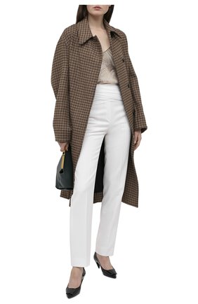 Женские брюки BURBERRY белого цвета по цене 112500 руб., арт. 4566157 | Фото 2 Женские брюки BURBERRY белого цвета, арт. 4566157 | Фото 2