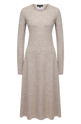 Женское шерстяное платье RAG&BONE светло-бежевого цвета по цене 48000 руб., арт. WAW20F30520C52 | Фото 1 Женское шерстяное платье RAG&BONE светло-бежевого цвета, арт. WAW20F30520C52 | Фото 1