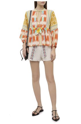 Женская хлопковая блузка ALICE + OLIVIA разноцветного цвета по цене 39100 руб., арт. CC005D69015 | Фото 2 Женская хлопковая блузка ALICE + OLIVIA разноцветного цвета, арт. CC005D69015 | Фото 2