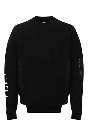 Мужской хлопковый свитшот VALENTINO черного цвета по цене 140500 руб., арт. UV0CII452KP | Фото 1 Мужской хлопковый свитшот VALENTINO черного цвета, арт. UV0CII452KP | Фото 1