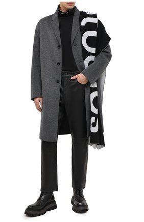 Мужской шерстяное пальто ACNE STUDIOS темно-серого цвета по цене 95700 руб., арт. B90467 | Фото 2 Мужской шерстяное пальто ACNE STUDIOS темно-серого цвета, арт. B90467 | Фото 2