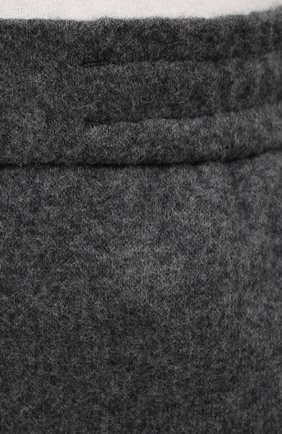 Мужские кашемировые брюки MARCO PESCAROLO серого цвета, арт. CARACCI0L0/4298 | Фото 5 (Big sizes: Big Sizes; Материал внешний: Шерсть, Кашемир; Длина (брюки, джинсы): Стандартные; Случай: Повседневный; Стили: Кэжуэл)