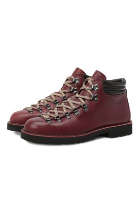 Мужские кожаные ботинки m127 FRACAP бордового цвета по цене 26350 руб., арт. M127/NEBR./IMB.NEBR./CALFSKIN/BRUNITI/R0CCIA | Фото 1 Мужские кожаные ботинки m127 FRACAP бордового цвета, арт. M127/NEBR./IMB.NEBR./CALFSKIN/BRUNITI/R0CCIA | Фото 1