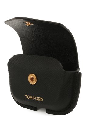 Кожаный чехол для airpods pro TOM FORD черного цвета, арт. Y0304T-LCL081 | Фото 3 (Материал: Натуральная кожа, Кожа; Женское Кросс-КТ: Кожа AirPods)