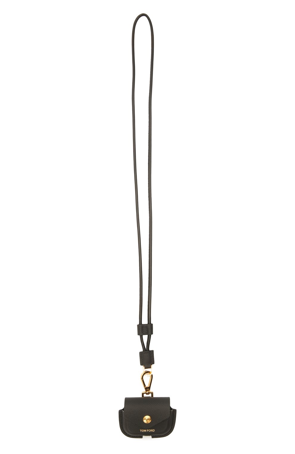 Кожаный чехол для airpods pro TOM FORD черного цвета, арт. Y0304T-LCL081 | Фото 4 (Материал: Натуральная кожа, Кожа; Женское Кросс-КТ: Кожа AirPods)