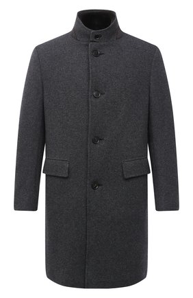 Мужской пальто с меховой подкладкой ERMENEGILDO ZEGNA серого цвета по цене 723000 руб., арт. 877037/42PCS0 | Фото 1 Мужской пальто с меховой подкладкой ERMENEGILDO ZEGNA серого цвета, арт. 877037/42PCS0 | Фото 1