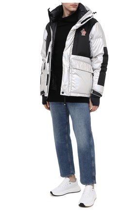 Мужская пуховая куртка breuil MONCLER GRENOBLE серебряного цвета по цене 161000 руб., арт. F2-097-1B514-00-54AMT | Фото 2 Мужская пуховая куртка breuil MONCLER GRENOBLE серебряного цвета, арт. F2-097-1B514-00-54AMT | Фото 2