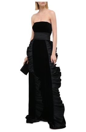 Женское платье ZUHAIR MURAD черного цвета по цене 422500 руб., арт. DRP20364/VESB003 | Фото 2 Женское платье ZUHAIR MURAD черного цвета, арт. DRP20364/VESB003 | Фото 2
