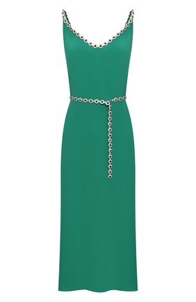 Женское платье из вискозы и шелка CHRISTOPHER KANE зеленого цвета по цене 108500 руб., арт. PF20 DR3603 SILK CREPE | Фото 1 Женское платье из вискозы и шелка CHRISTOPHER KANE зеленого цвета, арт. PF20 DR3603 SILK CREPE | Фото 1