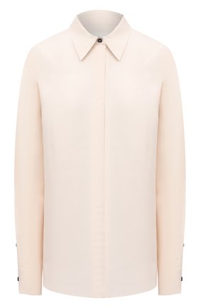Женская рубашка из вискозы и шелка JIL SANDER светло-розового цвета по цене 79950 руб., арт. JSWR605905-WR391900 | Фото 1 Женская рубашка из вискозы и шелка JIL SANDER светло-розового цвета, арт. JSWR605905-WR391900 | Фото 1