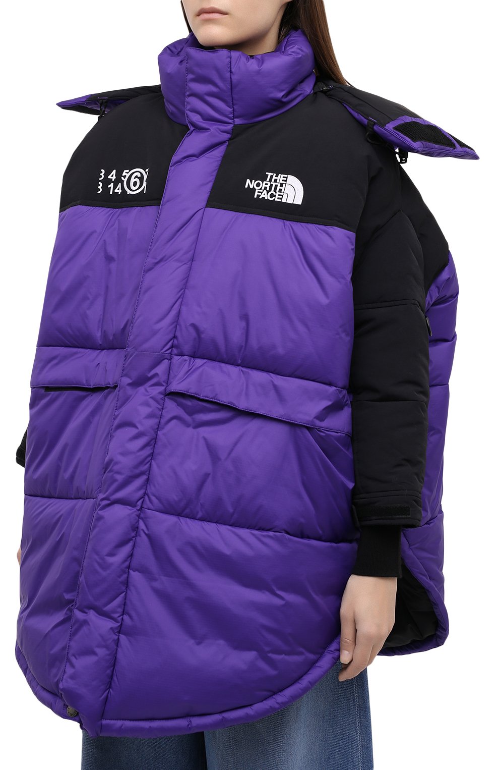 Женская фиолетовая пуховая куртка mm6 x the north face MM6 — купить в ...