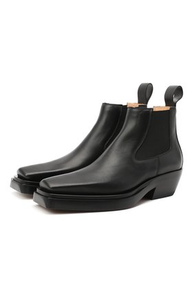 Мужские кожаные казаки bv lean BOTTEGA VENETA черного цвета по цене 105500 руб., арт. 639687/V00M0 | Фото 1 Мужские кожаные казаки bv lean BOTTEGA VENETA черного цвета, арт. 639687/V00M0 | Фото 1