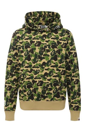 Мужской хлопковое худи BAPE хаки цвета по цене 37500 руб., арт. 1G80114003 | Фото 1 Мужской хлопковое худи BAPE хаки цвета, арт. 1G80114003 | Фото 1