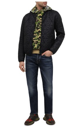 Мужской хлопковое худи BAPE хаки цвета по цене 37500 руб., арт. 1G80114003 | Фото 2 Мужской хлопковое худи BAPE хаки цвета, арт. 1G80114003 | Фото 2