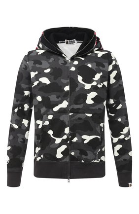 Мужская хлопковая толстовка BAPE черного цвета по цене 49300 руб., арт. 1G80115023 | Фото 1 Мужская хлопковая толстовка BAPE черного цвета, арт. 1G80115023 | Фото 1