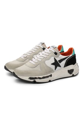 Мужские комбинированные кроссовки running GOLDEN GOOSE DELUXE BRAND разноцветного цвета по цене 36650 руб., арт. GMF00126.F000642 | Фото 1 Мужские комбинированные кроссовки running GOLDEN GOOSE DELUXE BRAND разноцветного цвета, арт. GMF00126.F000642 | Фото 1