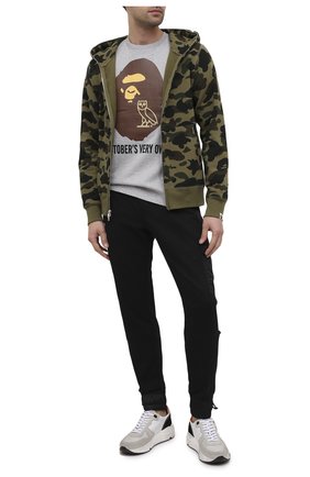 Мужские комбинированные кроссовки running GOLDEN GOOSE DELUXE BRAND разноцветного цвета по цене 36650 руб., арт. GMF00126.F000642 | Фото 2 Мужские комбинированные кроссовки running GOLDEN GOOSE DELUXE BRAND разноцветного цвета, арт. GMF00126.F000642 | Фото 2