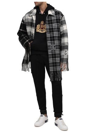 Мужской хлопковое худи BALMAIN черного цвета по цене 155500 руб., арт. UH03642/J928 | Фото 2 Мужской хлопковое худи BALMAIN черного цвета, арт. UH03642/J928 | Фото 2