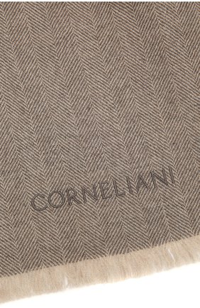 Мужской шерстяной шарф CORNELIANI бежевого цвета по цене 18800 руб., арт. 86B373-0829024/00 | Фото 2 Мужской шерстяной шарф CORNELIANI бежевого цвета, арт. 86B373-0829024/00 | Фото 2
