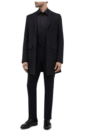 Мужской шерстяные брюки CORNELIANI темно-синего цвета по цене 29150 руб., арт. 864C05-0818537/02 | Фото 2 Мужской шерстяные брюки CORNELIANI темно-синего цвета, арт. 864C05-0818537/02 | Фото 2