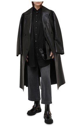 Женские комбинированные ботинки trekking DOLCE & GABBANA черного цвета по цене 87000 руб., арт. CT0689/AW681 | Фото 2 Женские комбинированные ботинки trekking DOLCE & GABBANA черного цвета, арт. CT0689/AW681 | Фото 2
