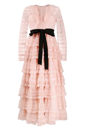 Женское платье REDVALENTINO светло-розового цвета по цене 99500 руб., арт. UR0VA15A/5KQ | Фото 1 Женское платье REDVALENTINO светло-розового цвета, арт. UR0VA15A/5KQ | Фото 1