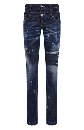 Женские джинсы DSQUARED2 синего цвета по цене 69950 руб., арт. S72LB0315/S30342 | Фото 1 Женские джинсы DSQUARED2 синего цвета, арт. S72LB0315/S30342 | Фото 1