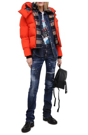 Женские джинсы DSQUARED2 синего цвета по цене 69950 руб., арт. S72LB0315/S30342 | Фото 2 Женские джинсы DSQUARED2 синего цвета, арт. S72LB0315/S30342 | Фото 2