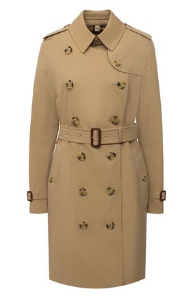 Женский хлопковый тренч BURBERRY бежевого цвета по цене 145000 руб., арт. 8027923 | Фото 1 Женский хлопковый тренч BURBERRY бежевого цвета, арт. 8027923 | Фото 1