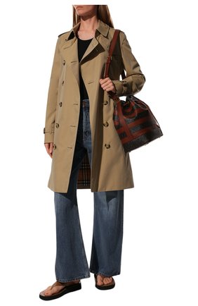 Женский хлопковый тренч BURBERRY бежевого цвета по цене 145000 руб., арт. 8027923 | Фото 2 Женский хлопковый тренч BURBERRY бежевого цвета, арт. 8027923 | Фото 2