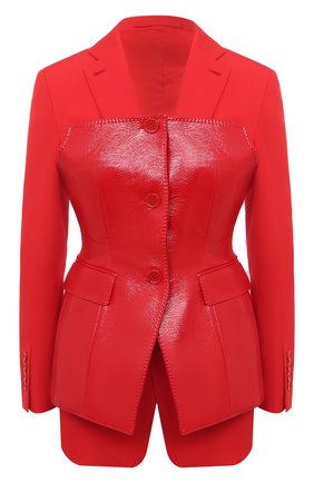 Женский шерстяной жакет BURBERRY красного цвета по цене 221000 руб., арт. 4566104 | Фото 1 Женский шерстяной жакет BURBERRY красного цвета, арт. 4566104 | Фото 1