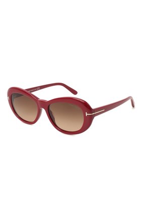 Женские солнцезащитные очки TOM FORD красного цвета по цене 27250 руб., арт. TF819 | Фото 1 Женские солнцезащитные очки TOM FORD красного цвета, арт. TF819 | Фото 1