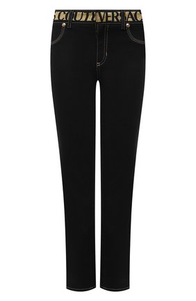 Женские джинсы VERSACE JEANS COUTURE черного цвета по цене 28850 руб., арт. A1HZB0JJ-ZDM510 JEGGING IC0N EL.VJC/ALL54 | Фото 1 Женские джинсы VERSACE JEANS COUTURE черного цвета, арт. A1HZB0JJ-ZDM510 JEGGING IC0N EL.VJC/ALL54 | Фото 1
