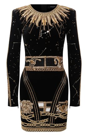 Женское платье BALMAIN разноцветного цвета по цене 639000 руб., арт. UF06382/P058 | Фото 1 Женское платье BALMAIN разноцветного цвета, арт. UF06382/P058 | Фото 1