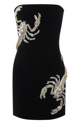 Женское платье BALMAIN черного цвета по цене 399500 руб., арт. UF06341/P057 | Фото 1 Женское платье BALMAIN черного цвета, арт. UF06341/P057 | Фото 1