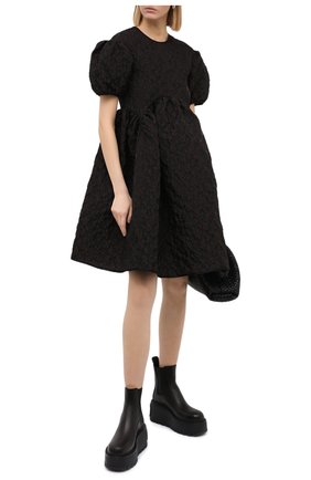Женское платье CECILIE BAHNSEN коричневого цвета по цене 79950 руб., арт. AW20-0017 | Фото 2 Женское платье CECILIE BAHNSEN коричневого цвета, арт. AW20-0017 | Фото 2