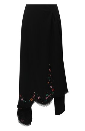 Женская шерстяная юбка LANVIN черного цвета по цене 243500 руб., арт. RW-ST403X-3918-A20 | Фото 1 Женская шерстяная юбка LANVIN черного цвета, арт. RW-ST403X-3918-A20 | Фото 1