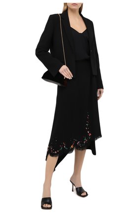 Женская шерстяная юбка LANVIN черного цвета по цене 243500 руб., арт. RW-ST403X-3918-A20 | Фото 2 Женская шерстяная юбка LANVIN черного цвета, арт. RW-ST403X-3918-A20 | Фото 2