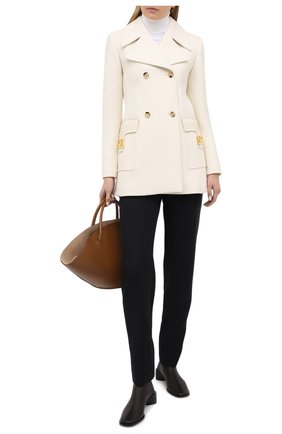 Женский шерстяной жакет LANVIN белого цвета по цене 243500 руб., арт. RW-JA737K-4724-H20 | Фото 2 Женский шерстяной жакет LANVIN белого цвета, арт. RW-JA737K-4724-H20 | Фото 2