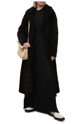 Женское платье BOTTEGA VENETA черного цвета по цене 307000 руб., арт. 636700/V08B0 | Фото 2 Женское платье BOTTEGA VENETA черного цвета, арт. 636700/V08B0 | Фото 2