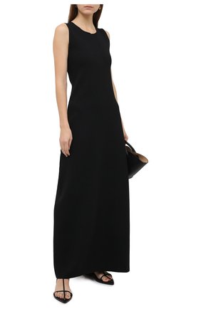 Женское платье JIL SANDER черного цвета по цене 179000 руб., арт. JSWR754336-WRY29028 | Фото 2 Женское платье JIL SANDER черного цвета, арт. JSWR754336-WRY29028 | Фото 2