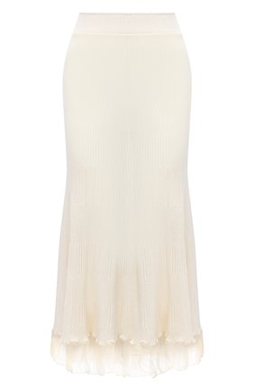 Женская юбка JIL SANDER белого цвета по цене 117500 руб., арт. JSWR754320-WRY21208 | Фото 1 Женская юбка JIL SANDER белого цвета, арт. JSWR754320-WRY21208 | Фото 1
